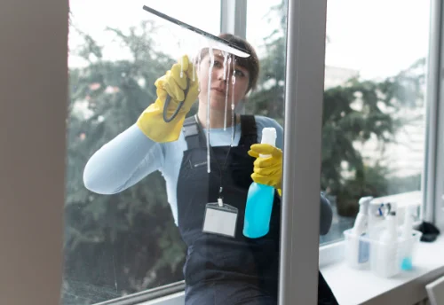 Nettoyage de vitres intérieures et extérieures à Bannans